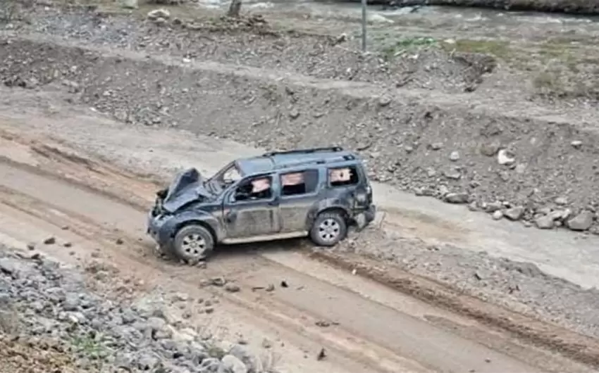 Kəlbəcərdə maşın aşdı, qadın hərbçimiz öldü - FOTO