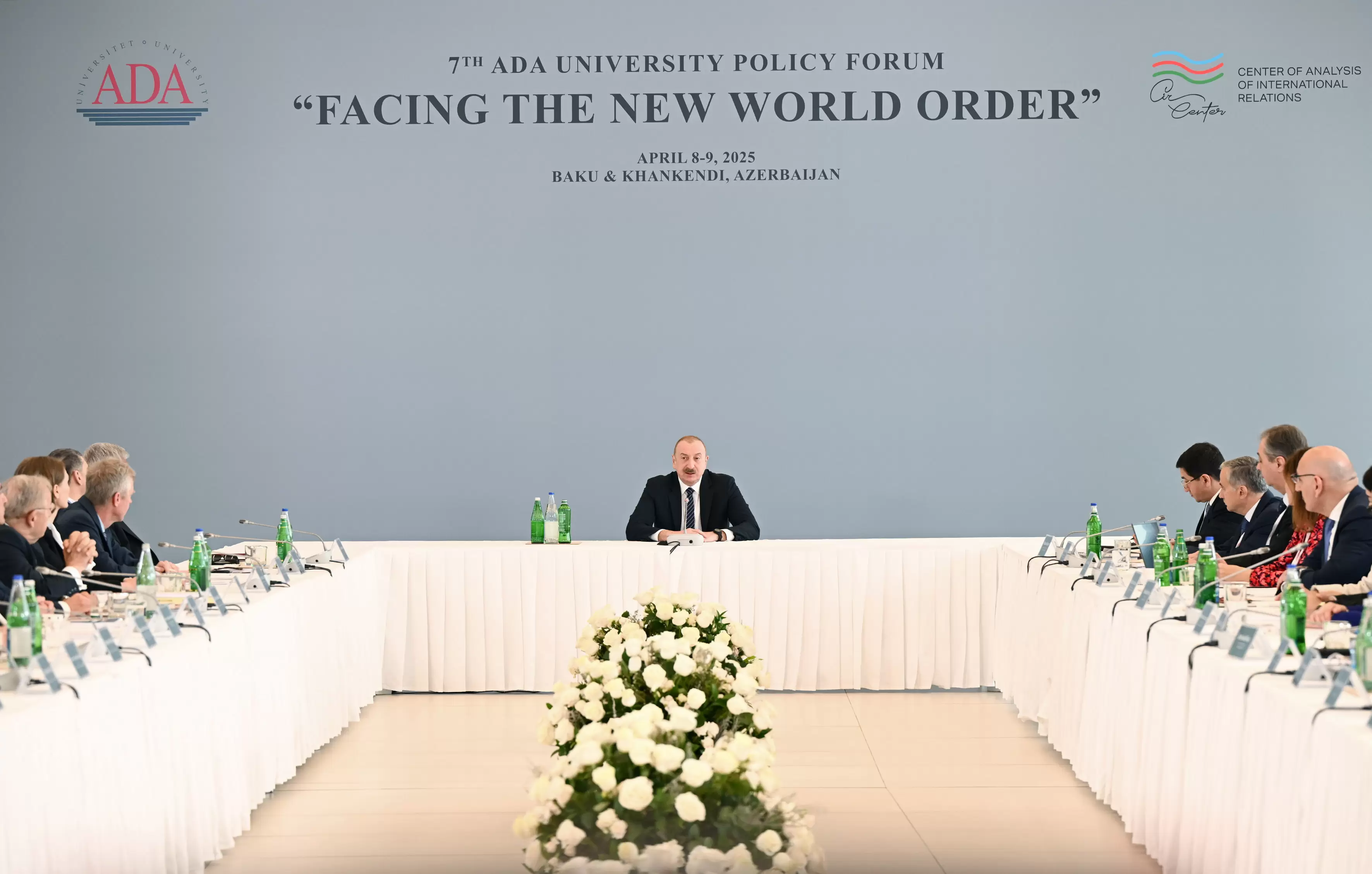 Bakıda Prezident İlham Əliyevin iştirakı ilə "Yeni dünya nizamına doğru" mövzusunda beynəlxalq forum keçirilib