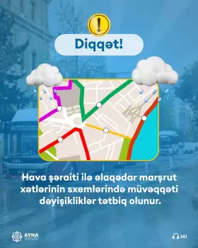 AYNA yollardakı son vəziyyəti açıqladı