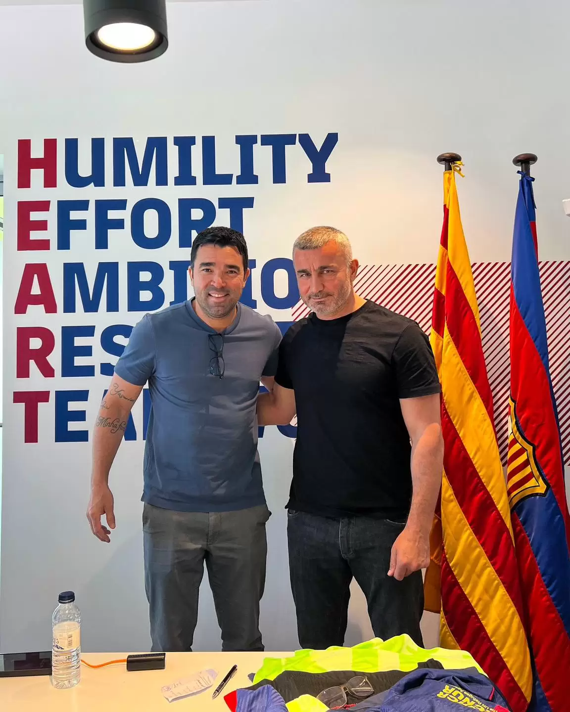 Qurban Qurbanov “Barselona”nın düşərgəsində olub - FOTOLAR