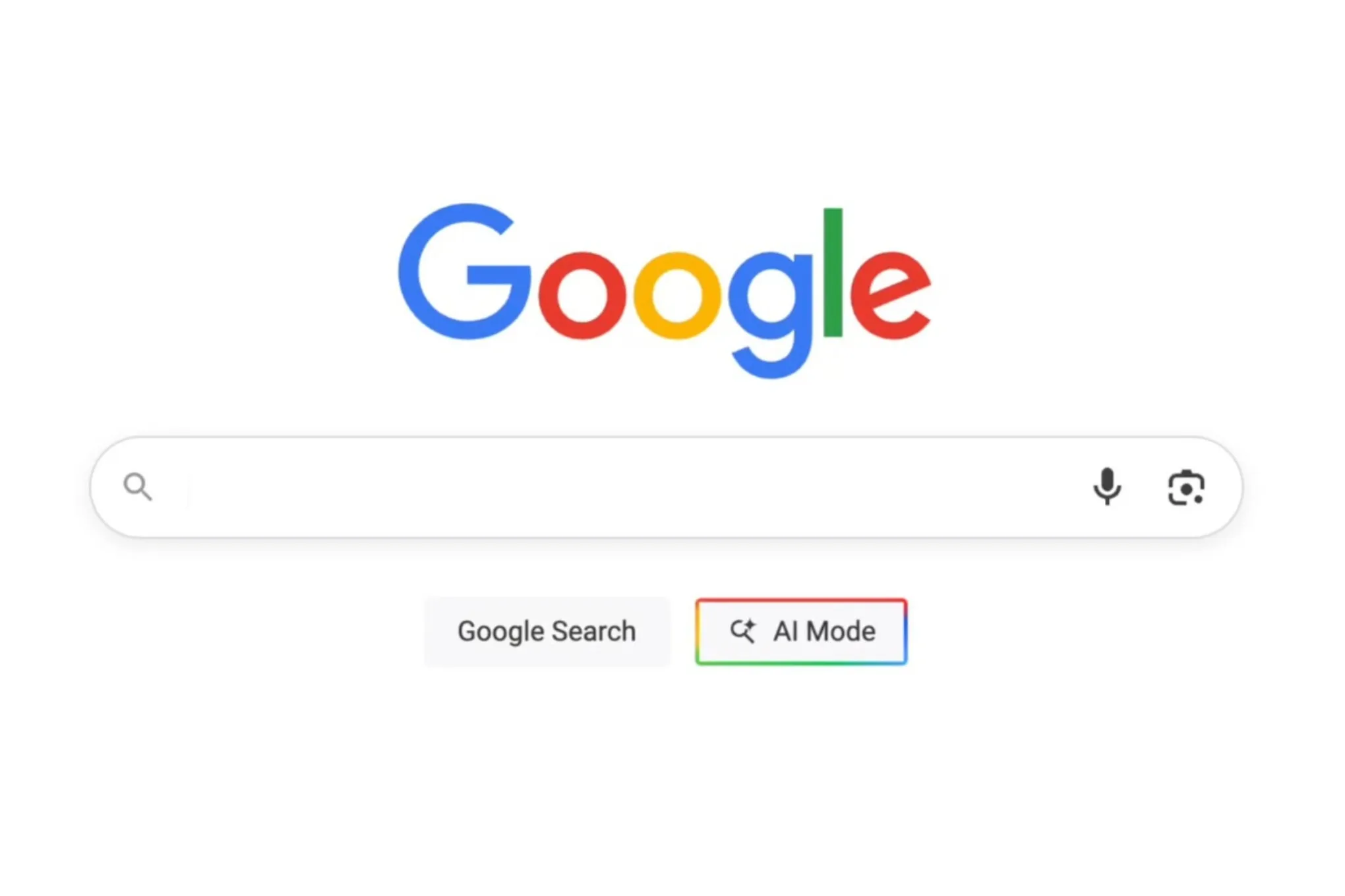 "Google" "Mən şanslıya" düymənsini "Süni İntellekt Modu" ilə əvəz edir