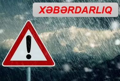 Əhalinin nəzərinə - yenidən yağış yağacaq, şimşək çaxacaq