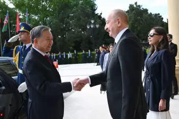 Vyetnam lideinin rəsmi qarşılanma mərasimi olub