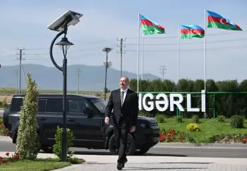 Prezident İlham Əliyev Ağdam rayonunun Kəngərli kəndinin birinci mərhələsinin açılışında iştirak edib