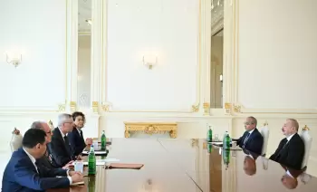 Prezident İlham Əliyev Alman İqtisadiyyatının Şərq Komitəsinin sədrini qəbul edib