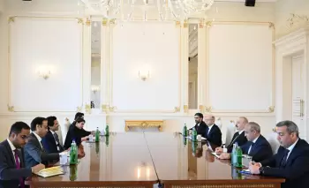 Prezident İlham Əliyev Pakistanın neft nazirini qəbul edib